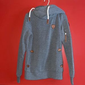 Fitted Grey Tunic Sweater